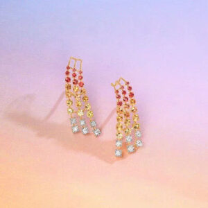 Gold earrings